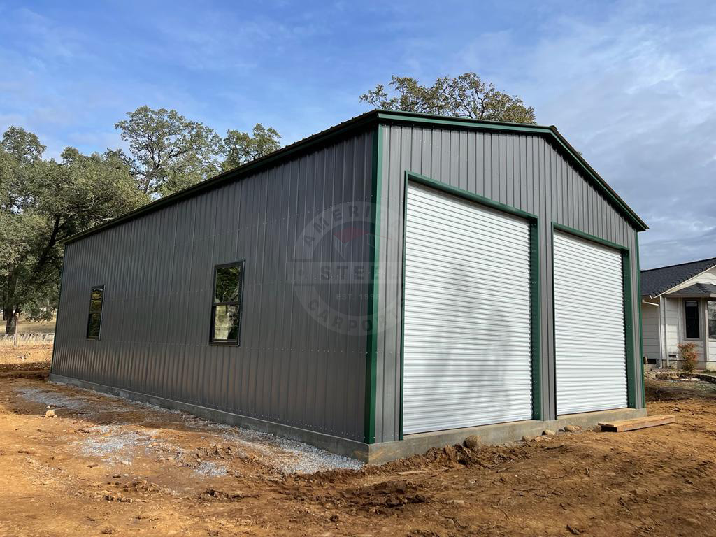 Reedsburg WI Steel Metal Garage Building