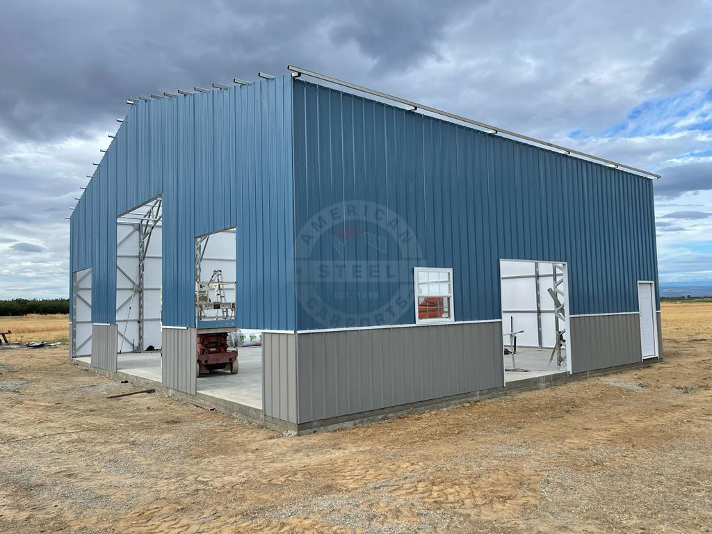 Rhinelander WI Steel Metal Garage Building