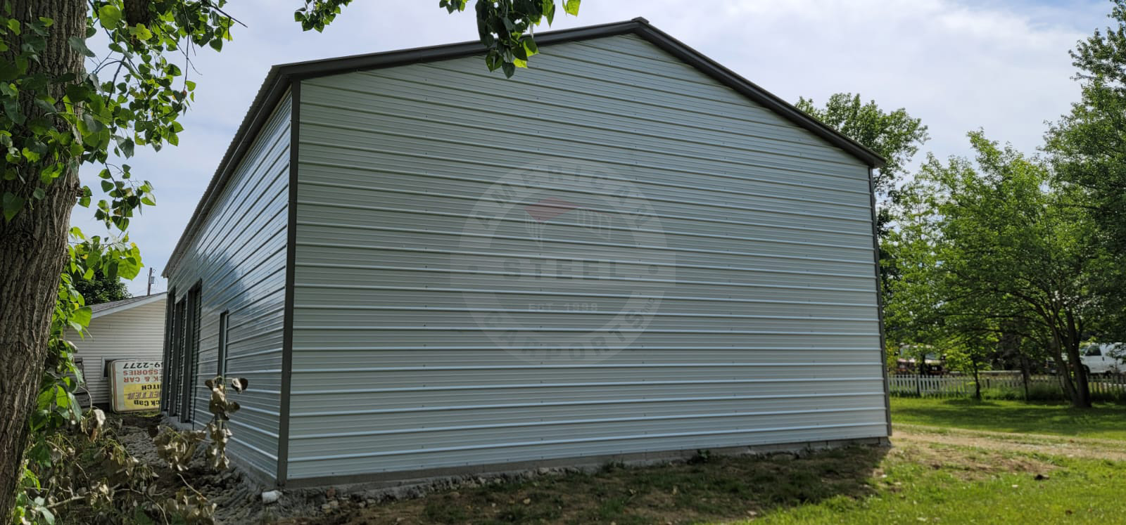 Watertown WI Steel Metal Garage Building
