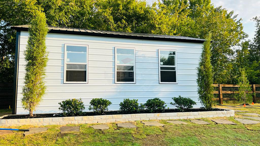 Pittsfield IL Steel Metal Garage