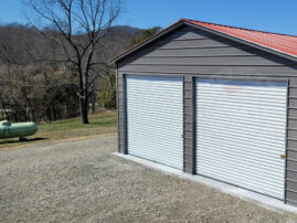 Keshena WI Steel Metal Garage Building