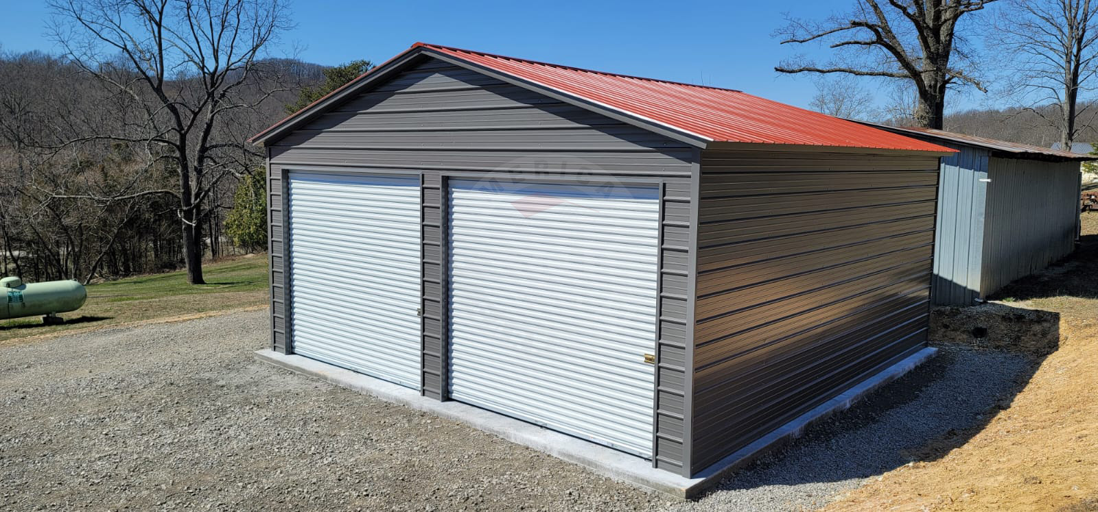 Keshena WI Steel Metal Garage Building