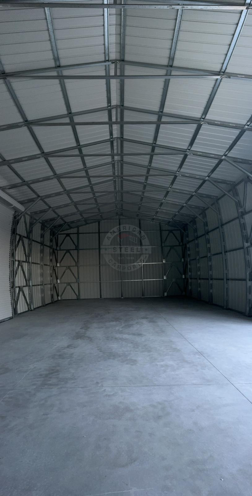 Decatur IL Steel Metal Garage