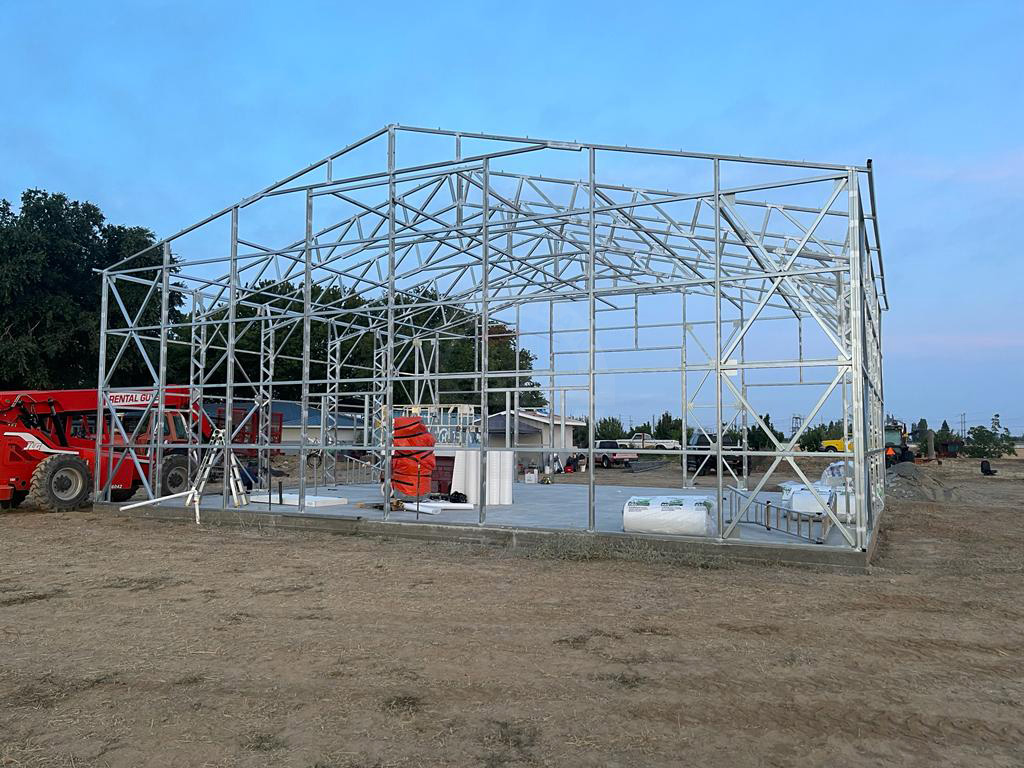 Rhinelander WI Steel Metal Garage Building
