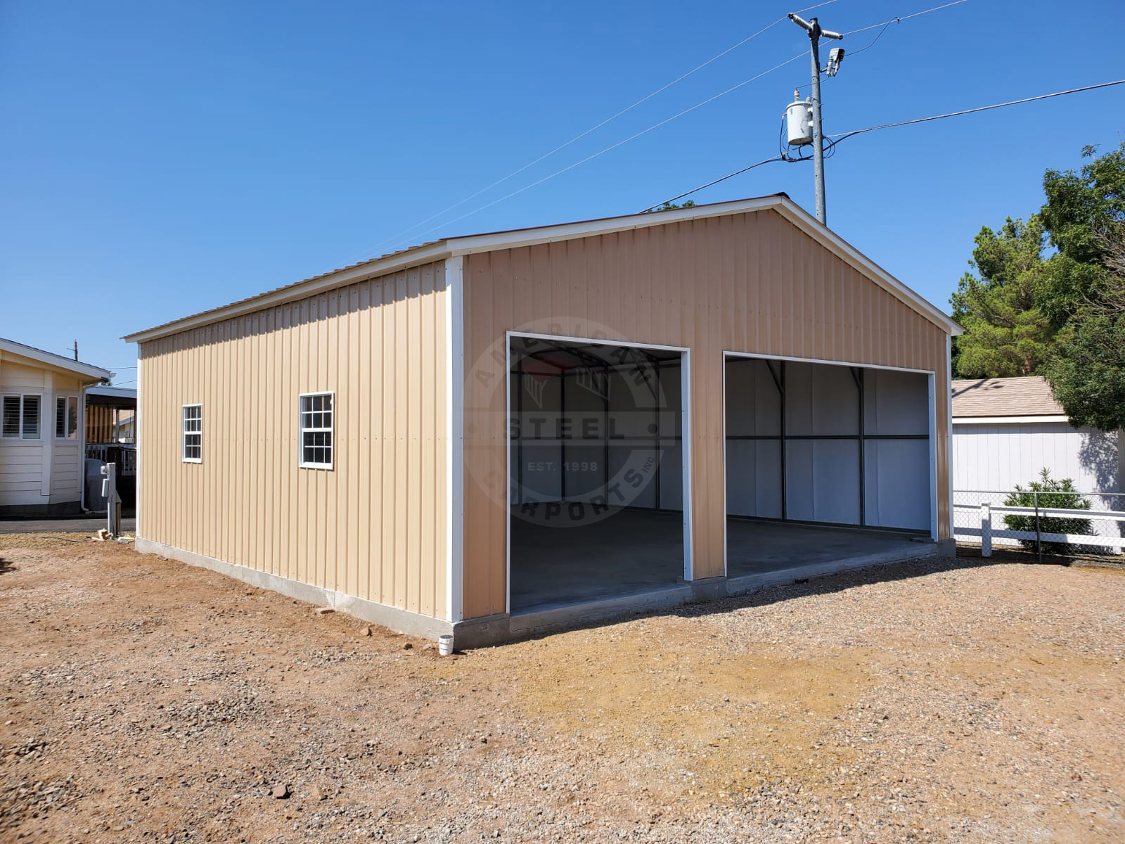 Clarksburg WV Steel Metal Garage