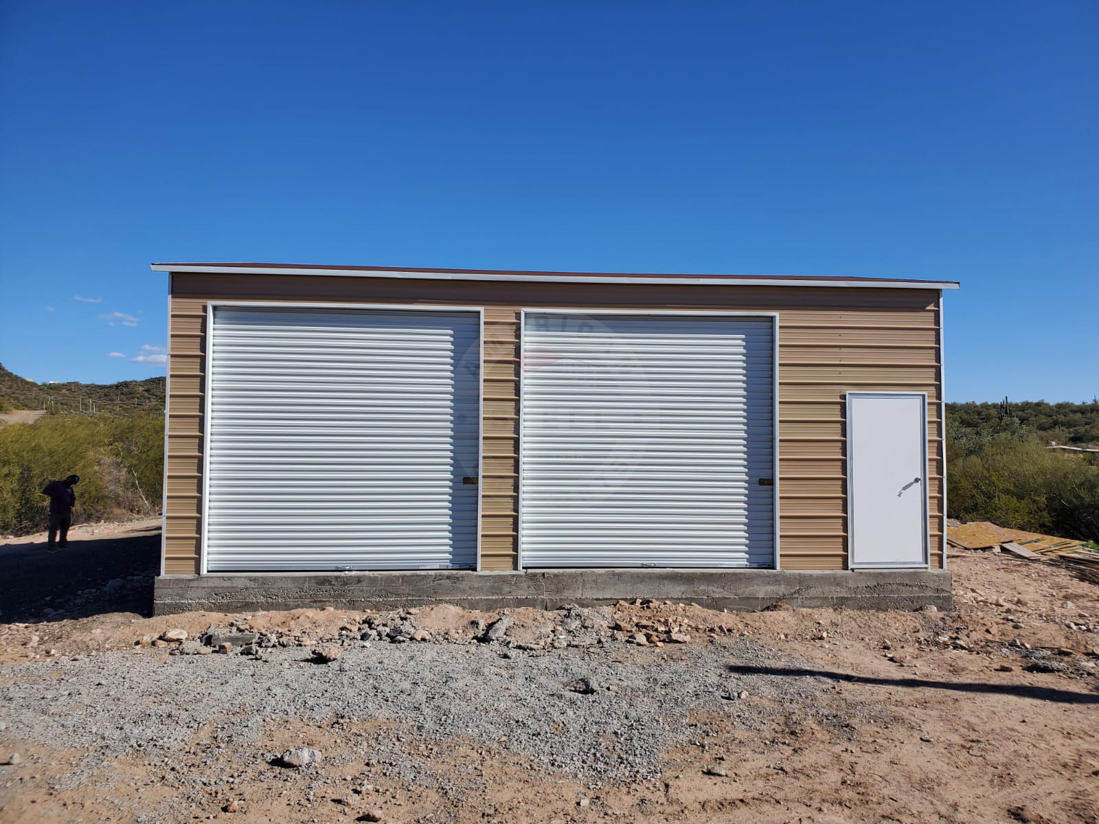 Champaign IL Steel Metal Garage