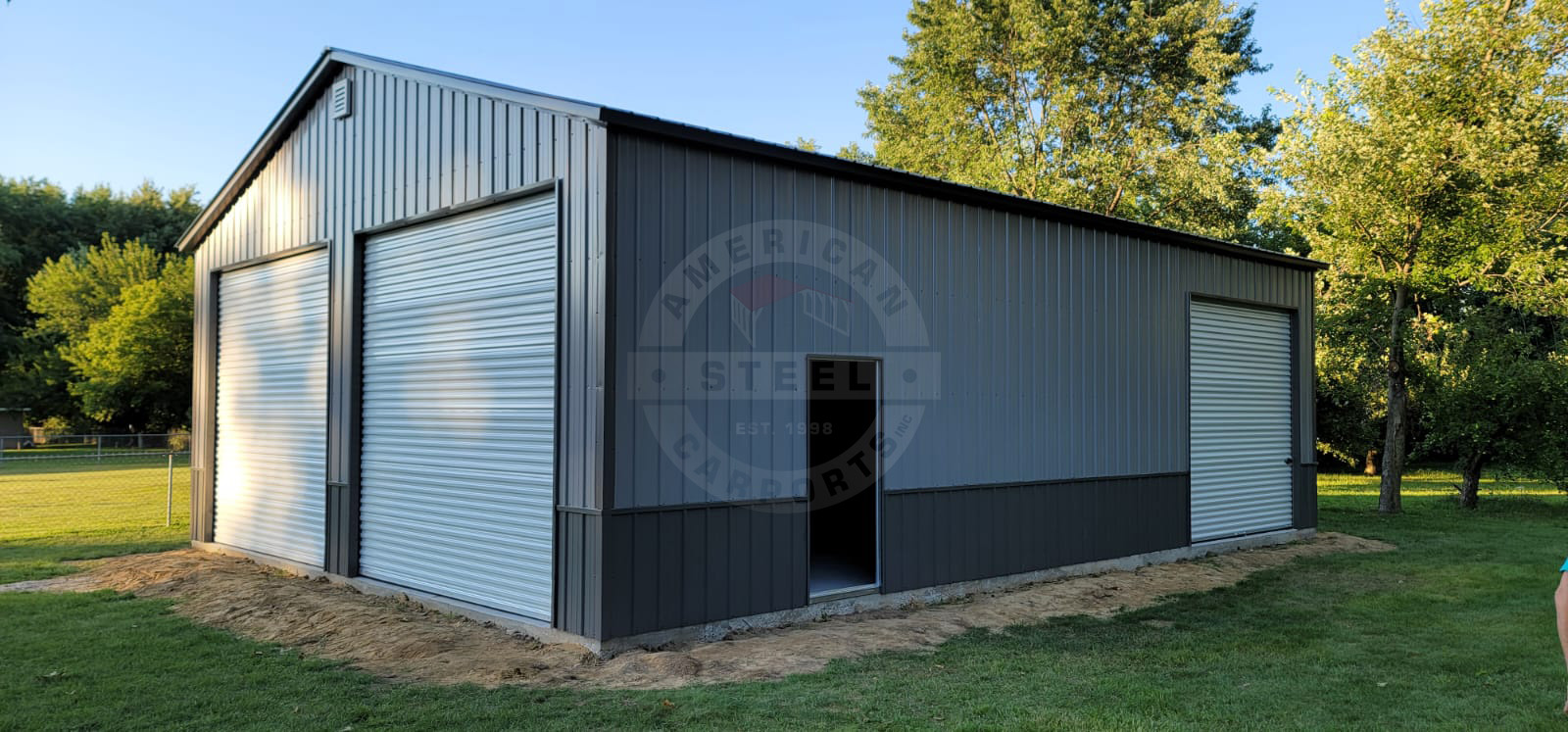 Indianapolis IN Steel Metal Garage