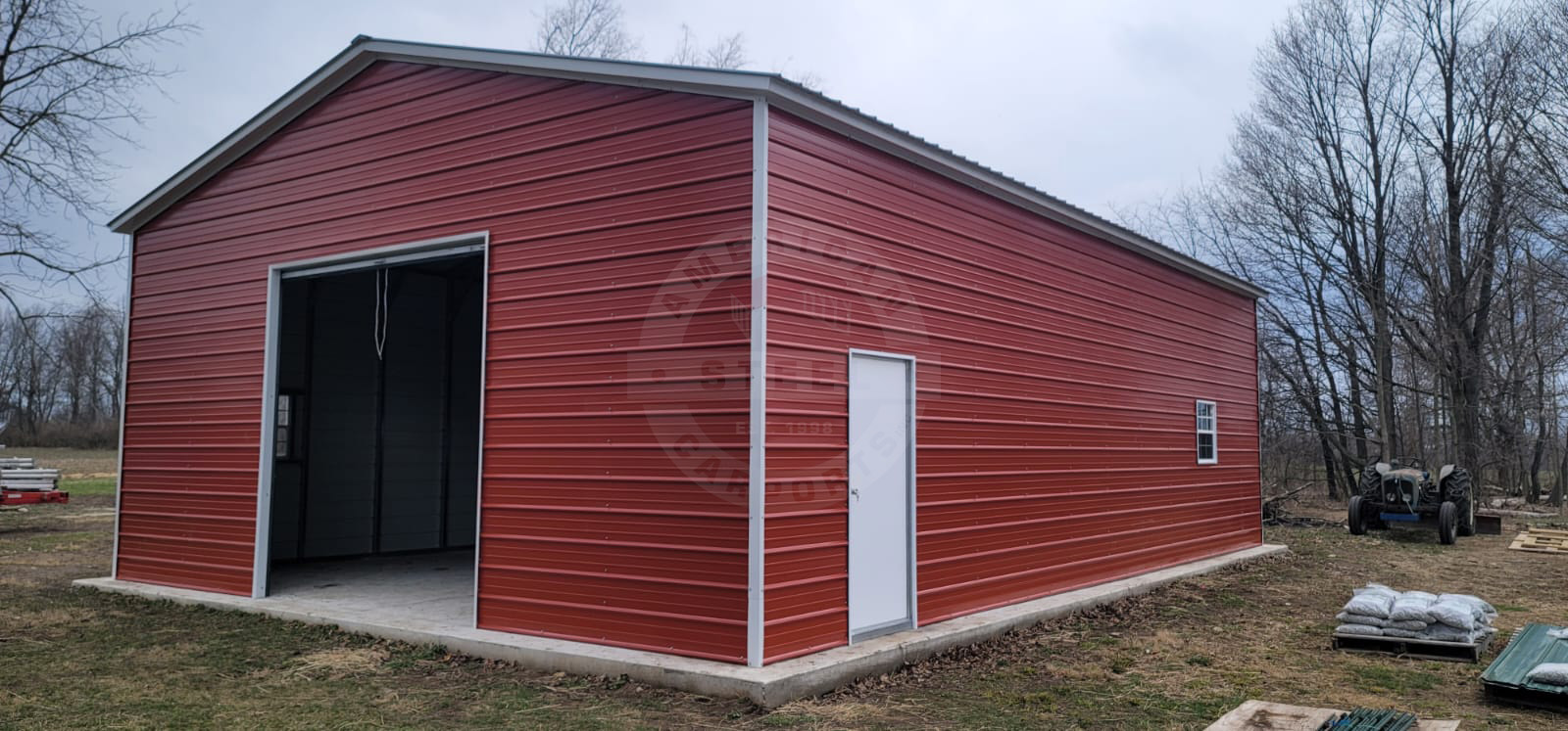 Bluffton OH Steel Metal Garage
