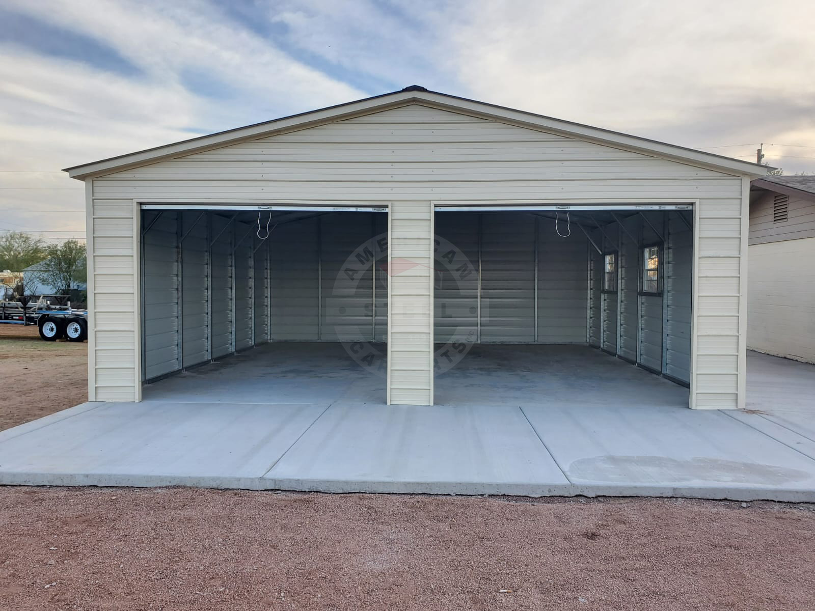 Kalamazoo MI Steel Metal Garage