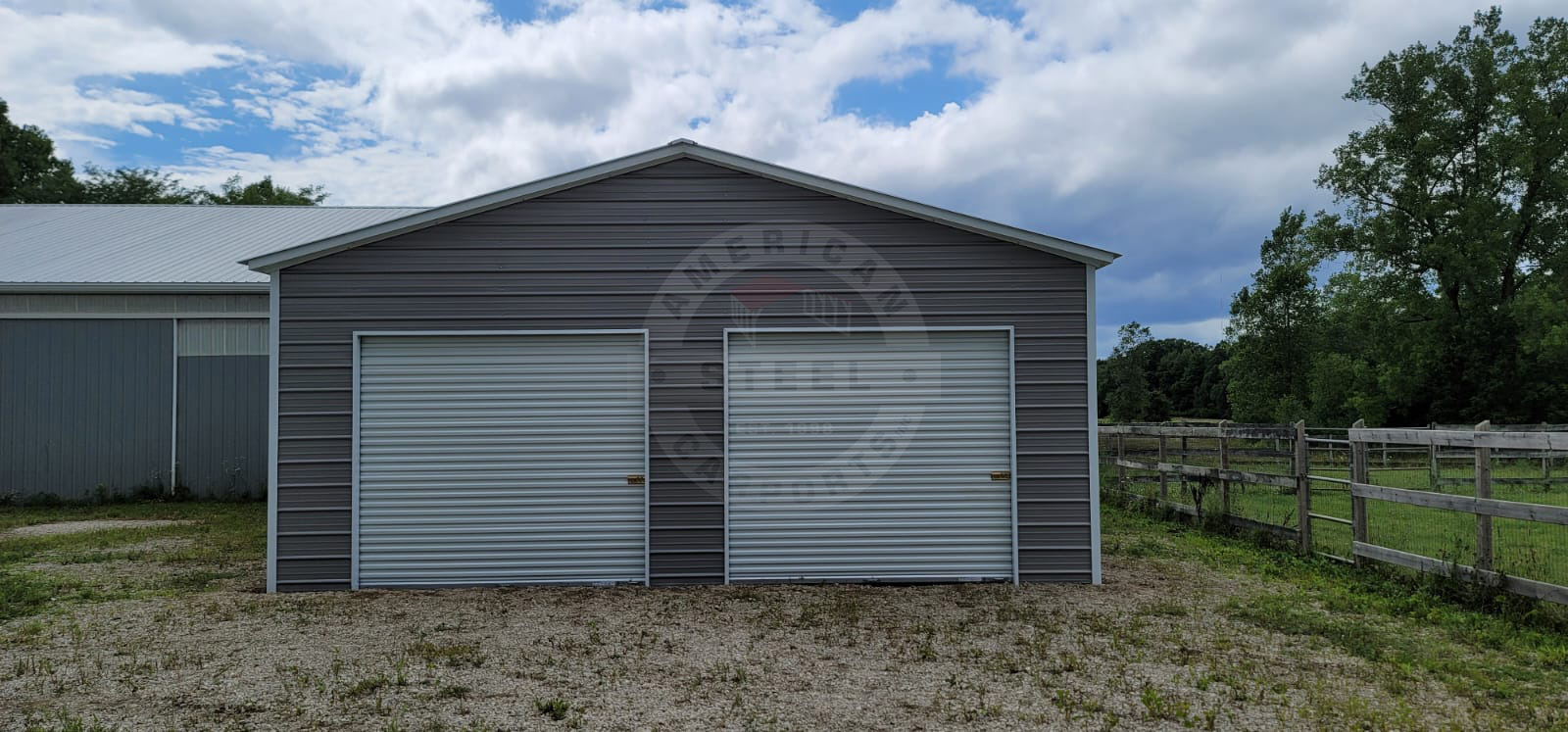 Bloomington IN Steel Metal Garage