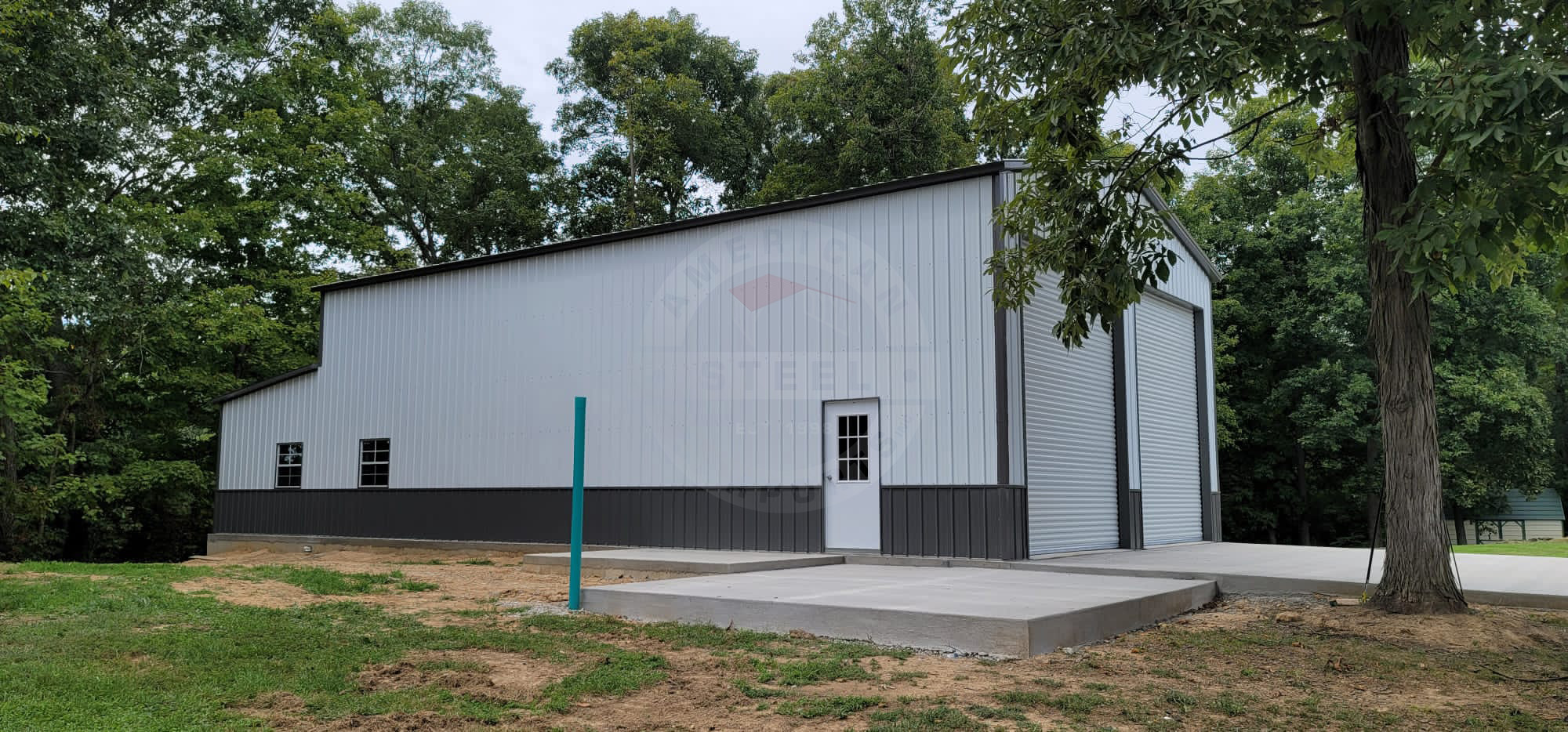 Toledo OH Steel Metal Garage w/ Lean Too
