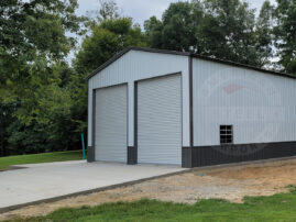 Toledo OH Steel Metal Garage w/ Lean Too