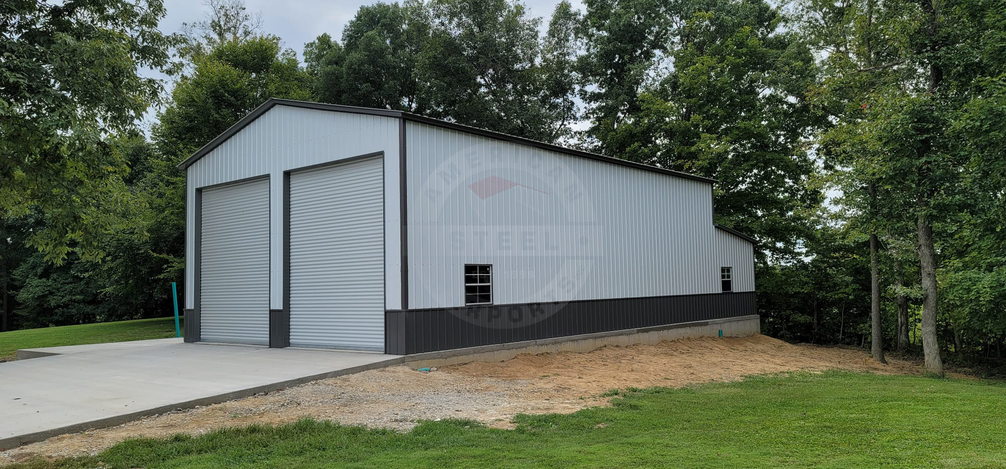 Toledo OH Steel Metal Garage w/ Lean Too