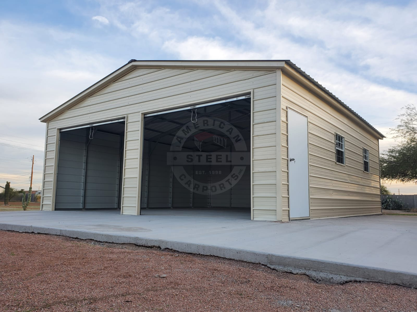 Kalamazoo MI Steel Metal Garage