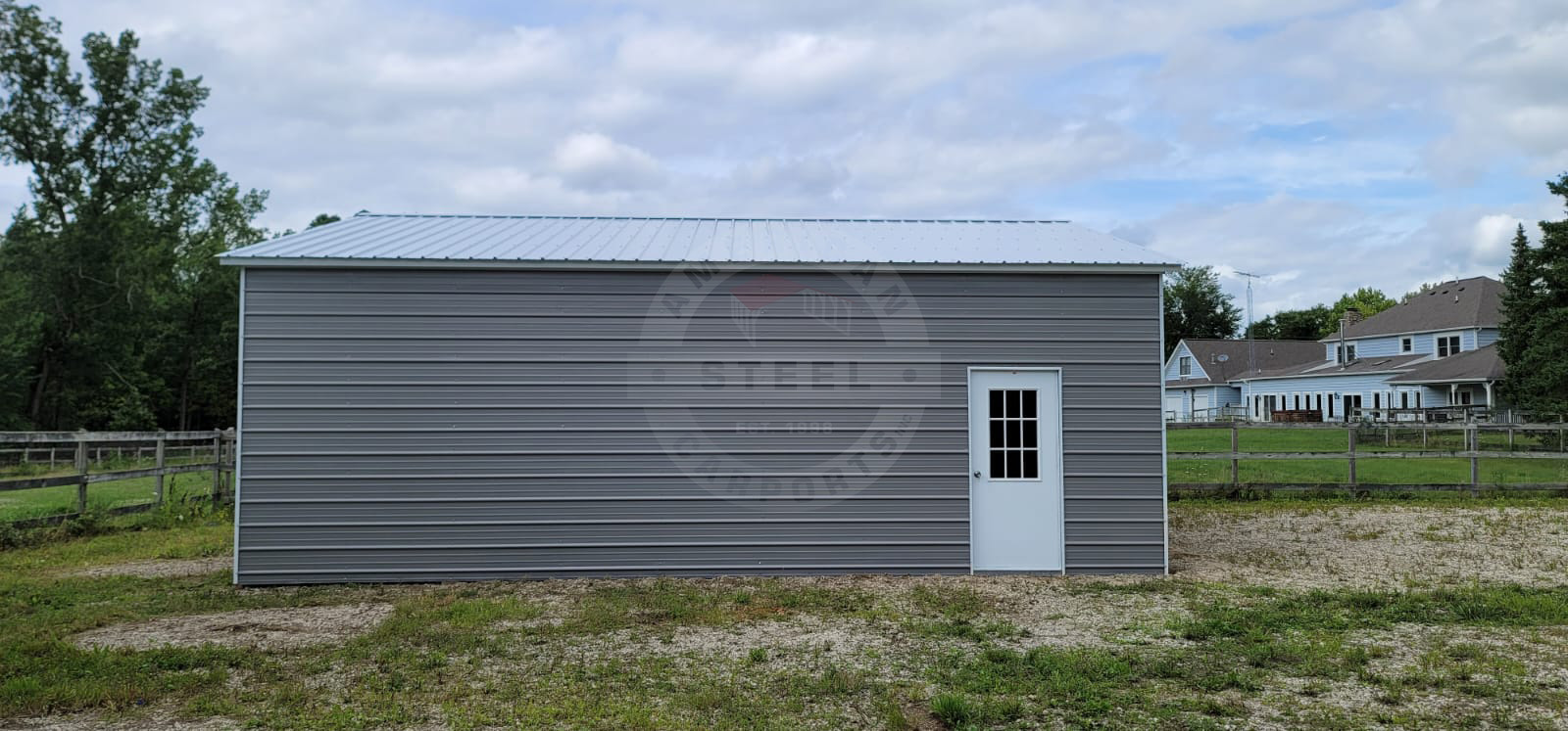 Bloomington IN Steel Metal Garage