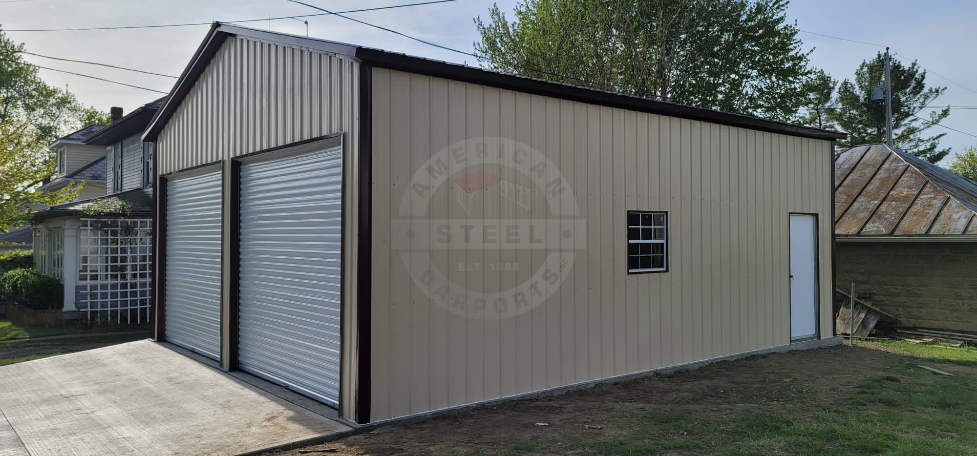 Howell MI Steel Metal Garage