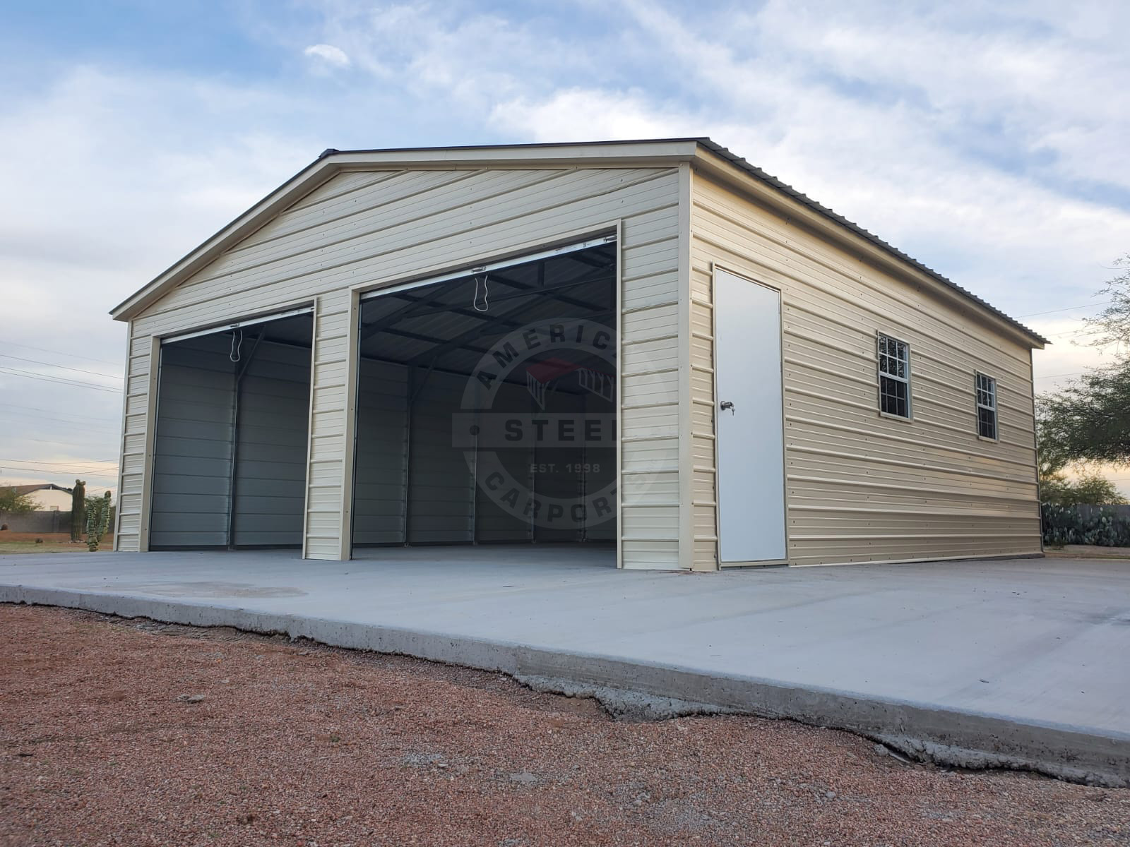 Kalamazoo MI Steel Metal Garage