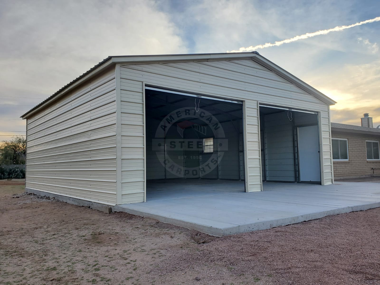 Kalamazoo MI Steel Metal Garage