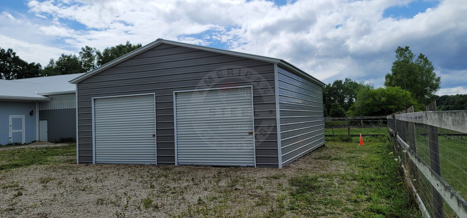 Bloomington IN Steel Metal Garage