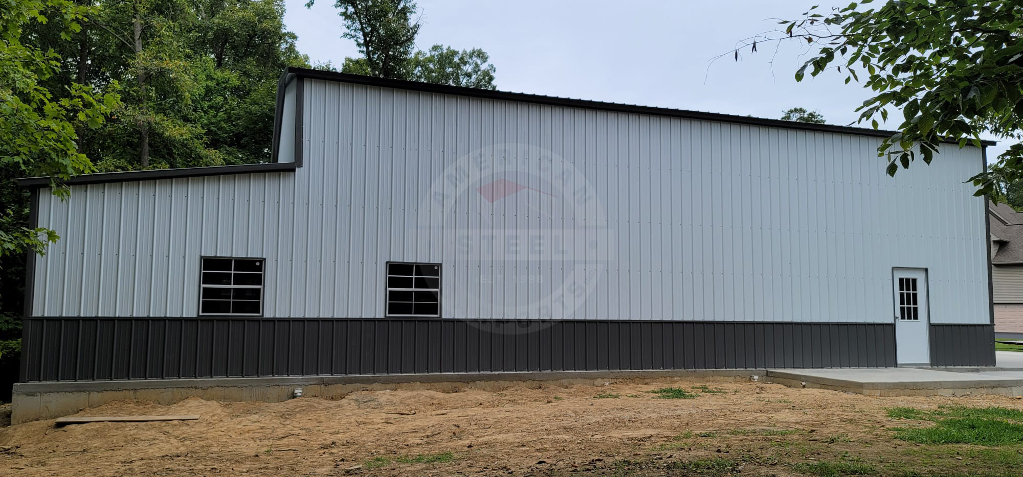 Toledo OH Steel Metal Garage w/ Lean Too