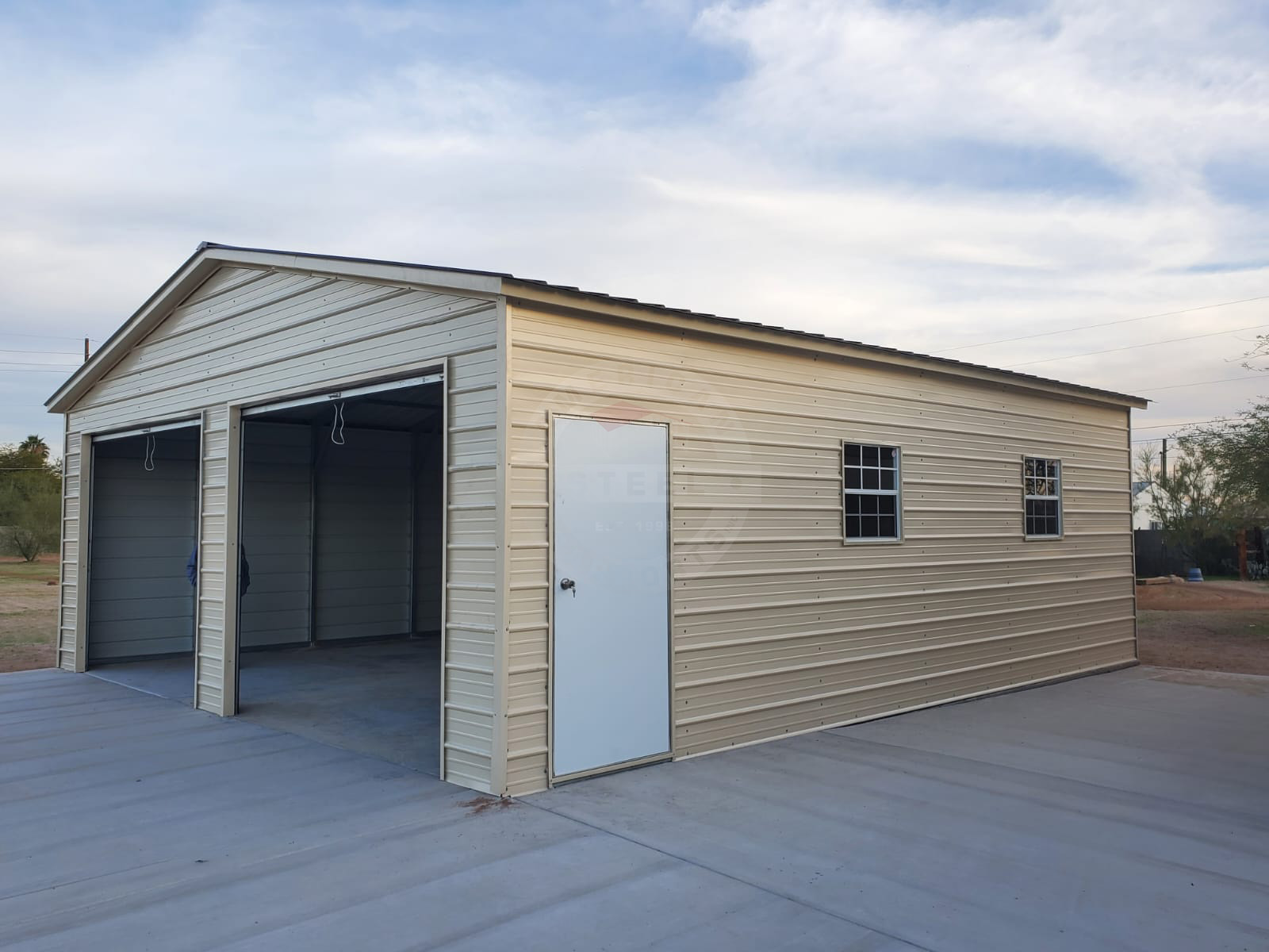 Kalamazoo MI Steel Metal Garage