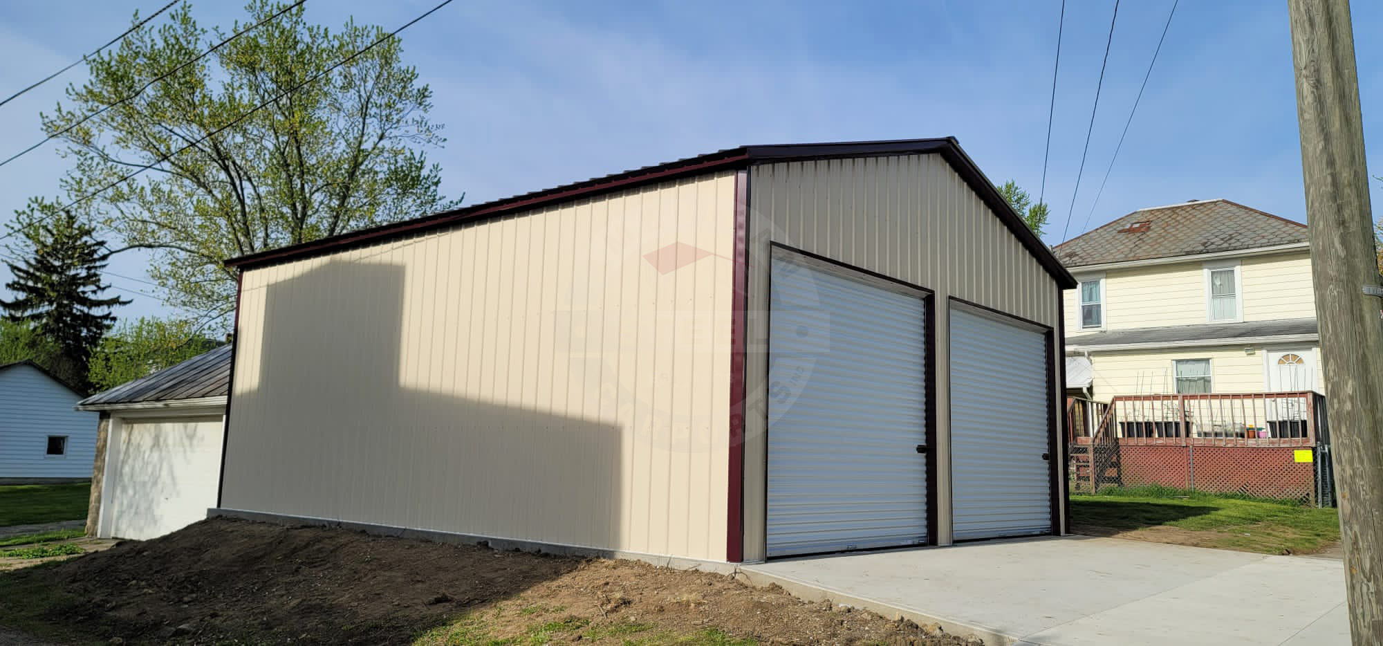 Howell MI Steel Metal Garage