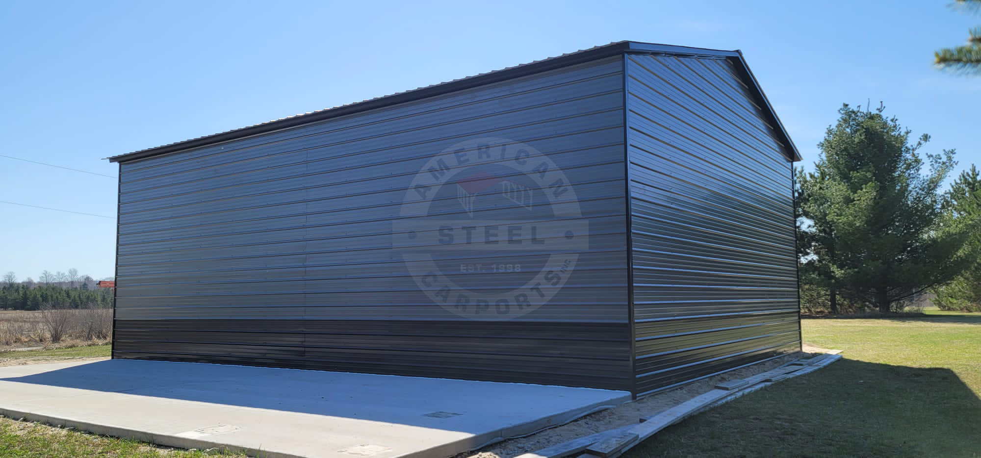 Mankato MN Steel Metal Garage