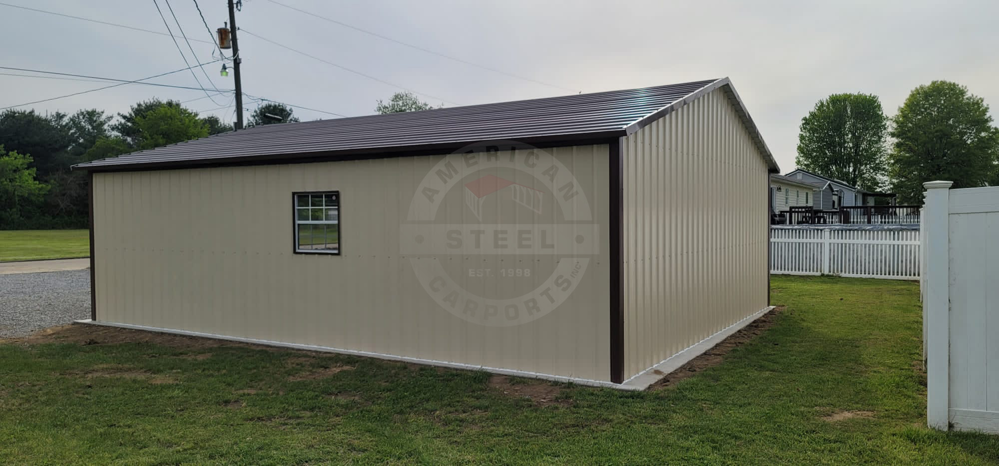 Minneapolis MN Steel Metal Garage