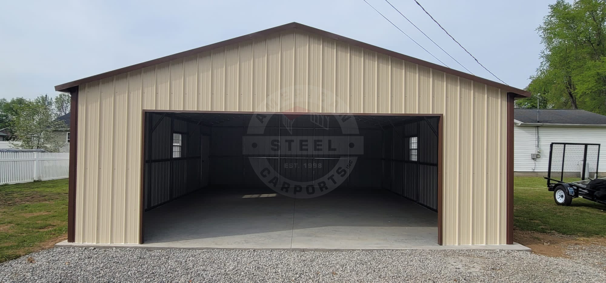 Minneapolis MN Steel Metal Garage
