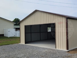 Minneapolis MN Steel Metal Garage
