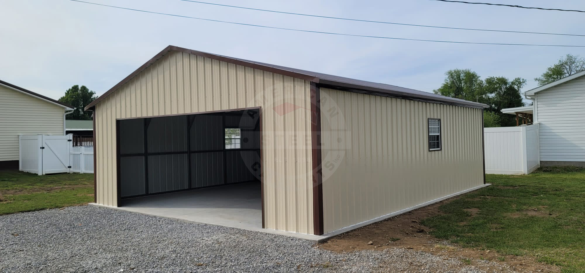 Minneapolis MN Steel Metal Garage
