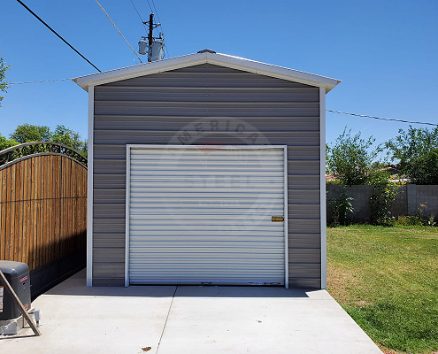 Spencer IA Metal Garage - Image 3