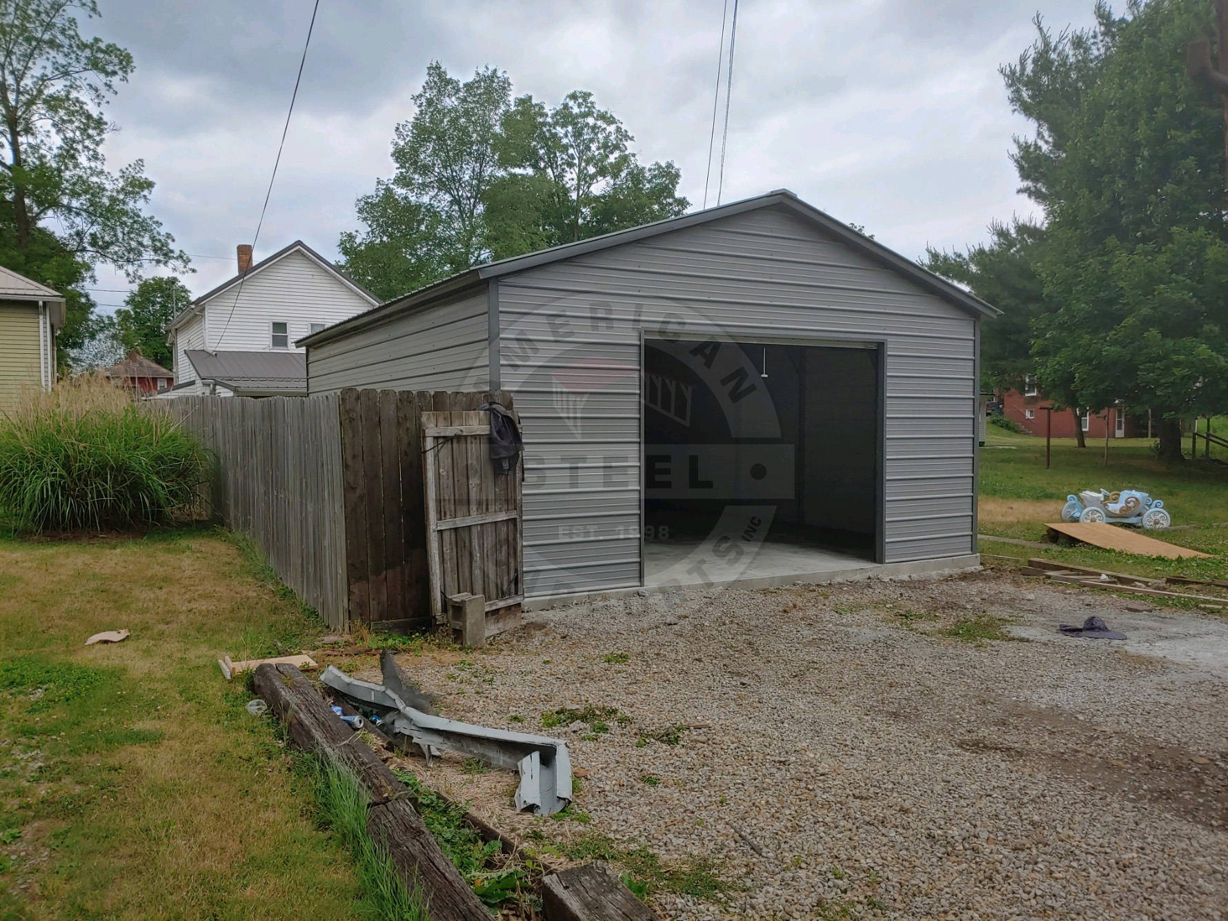 Elrosa MN Metal Garage - Image 2