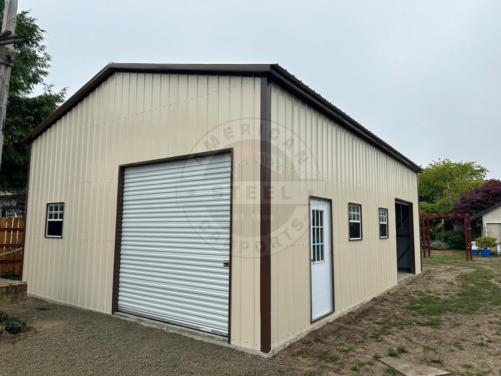 Lubbock TX Metal Garage