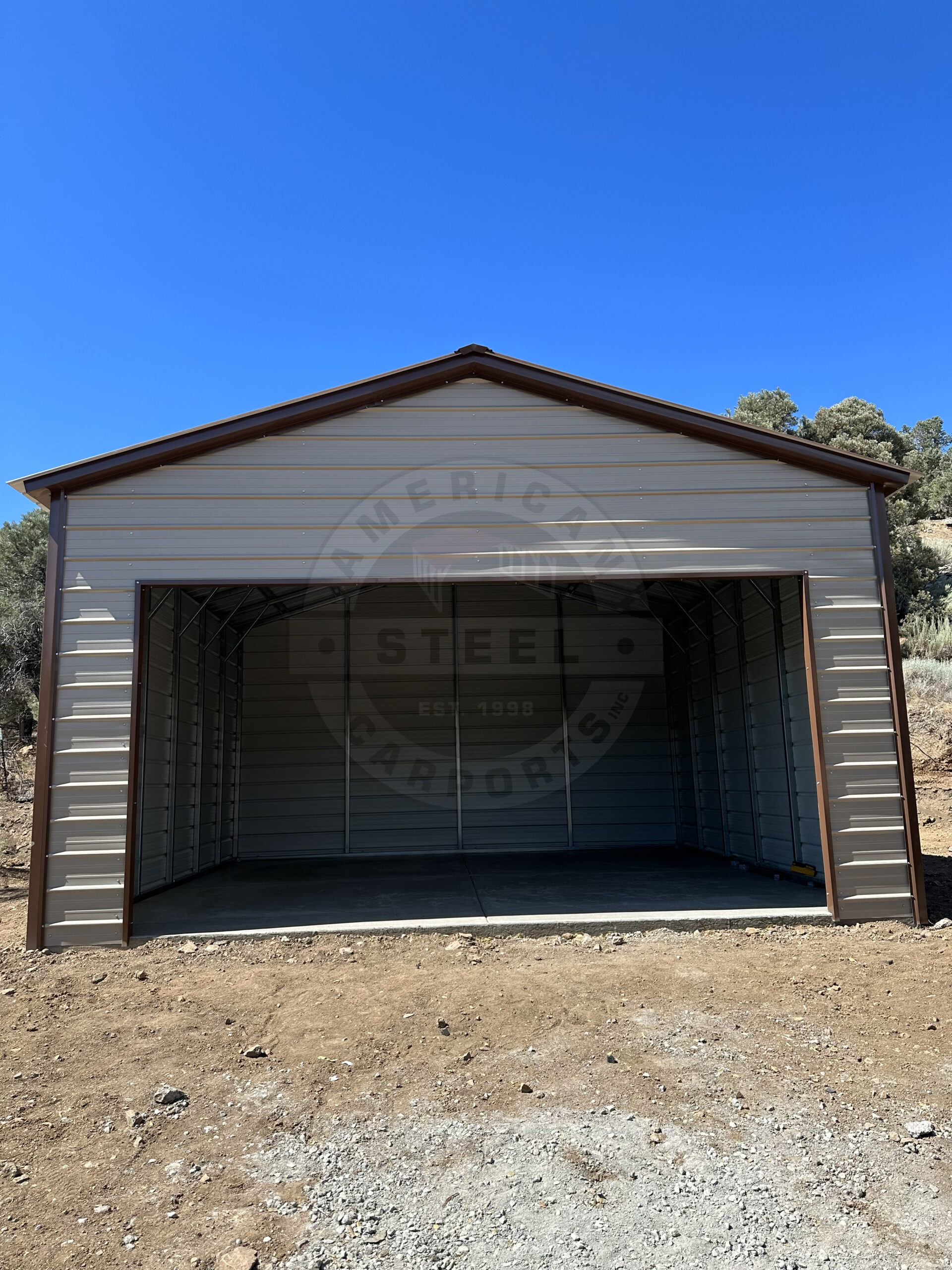 Wabedo MN Metal Garage - Image 3