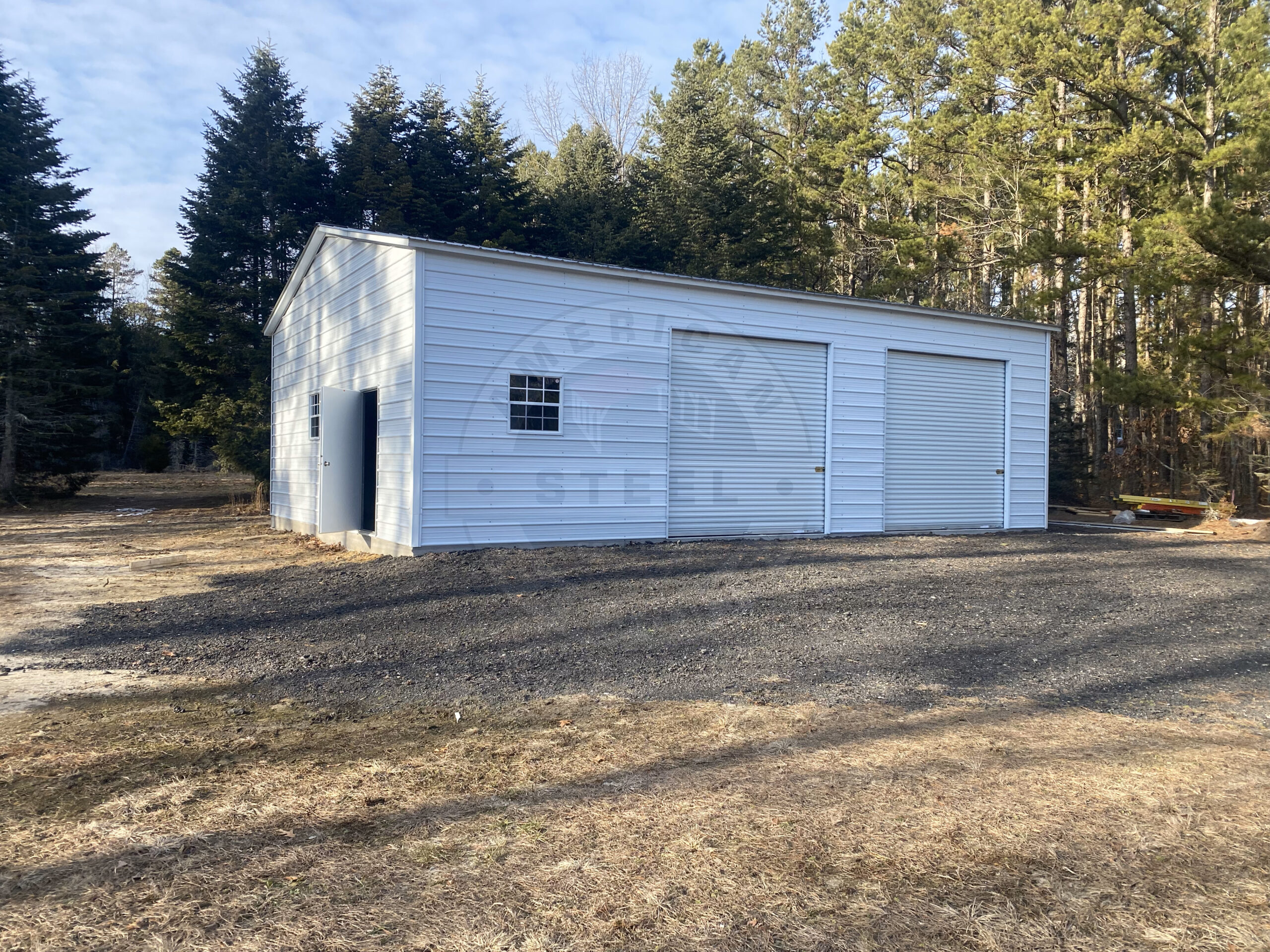 Metal-Steel-Garage-West Columbia-Texas
