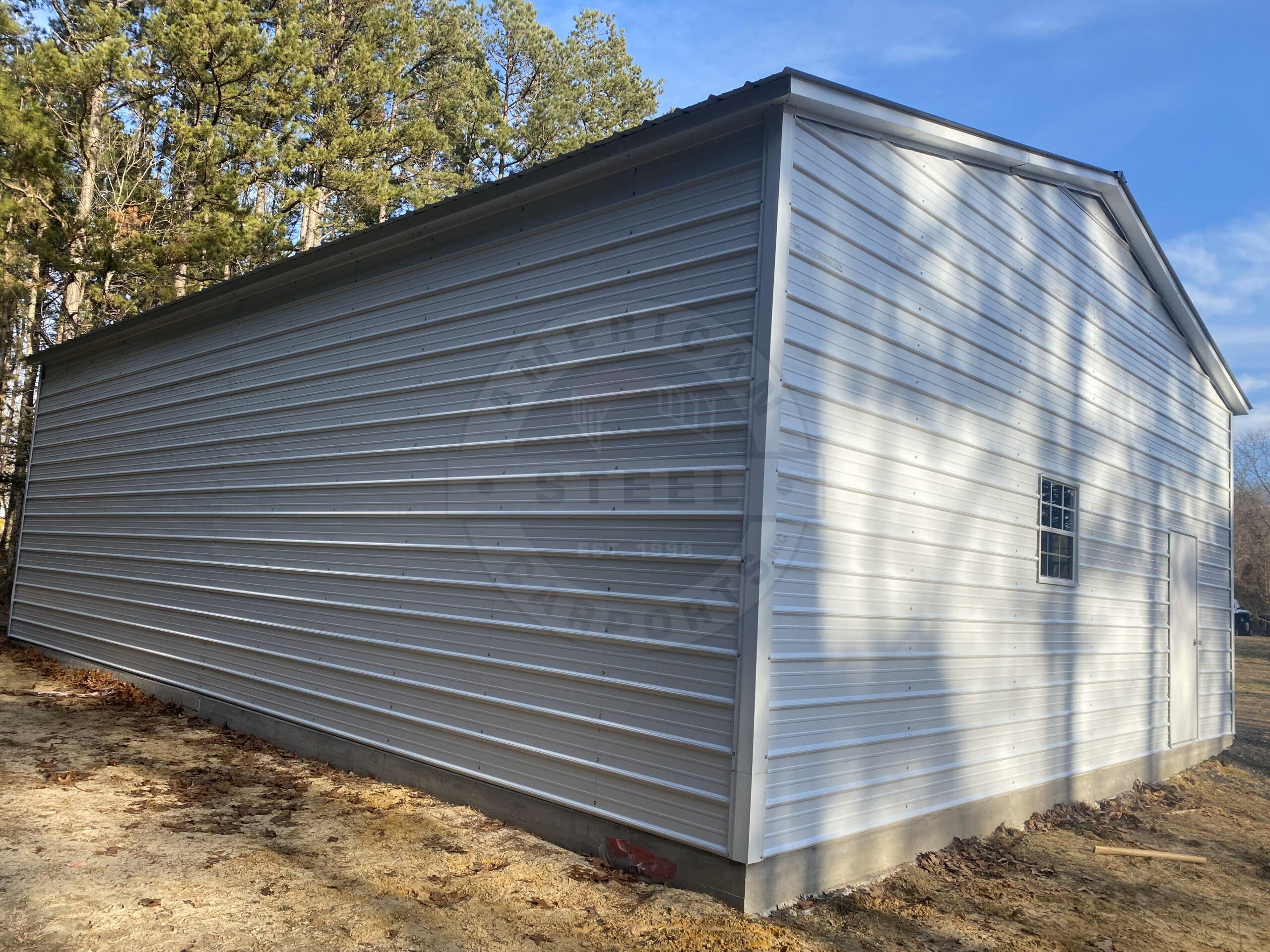 Metal-Steel-Garage-West Columbia-Texas