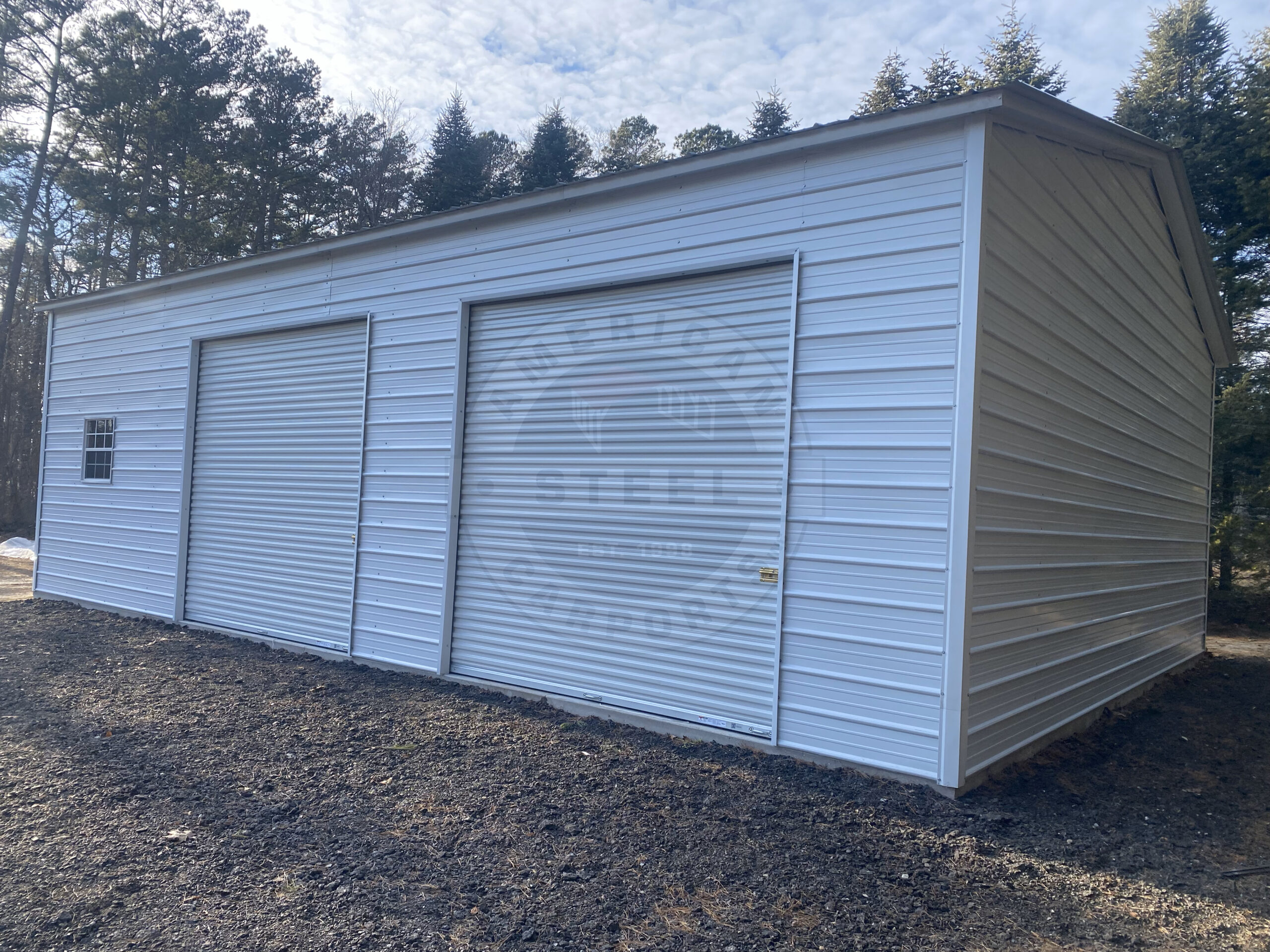 Metal-Steel-Garage-West Columbia-Texas