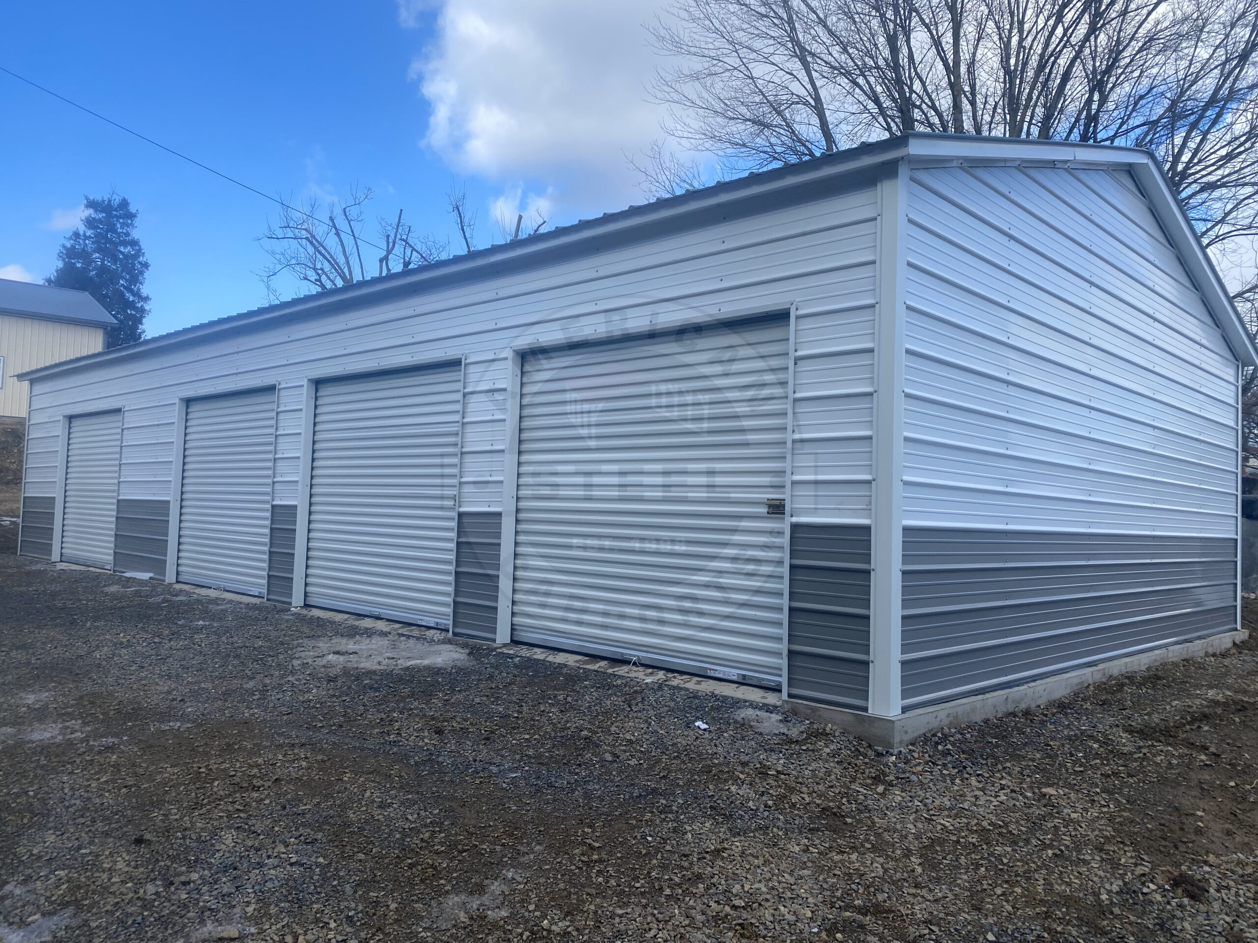 Metal-Steel-Garage-Rosharon-Texas