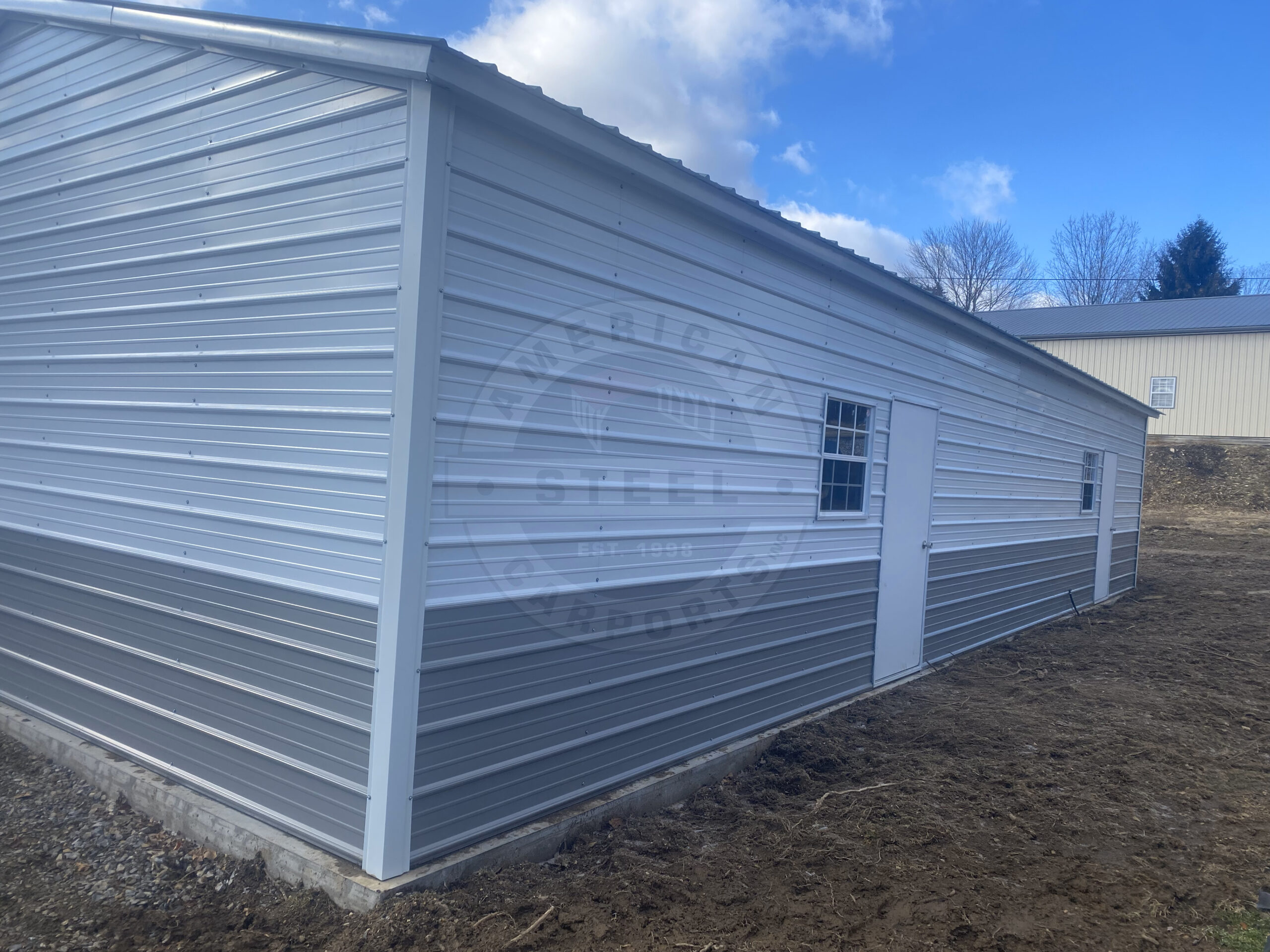 Metal-Steel-Garage-Rosharon-Texas