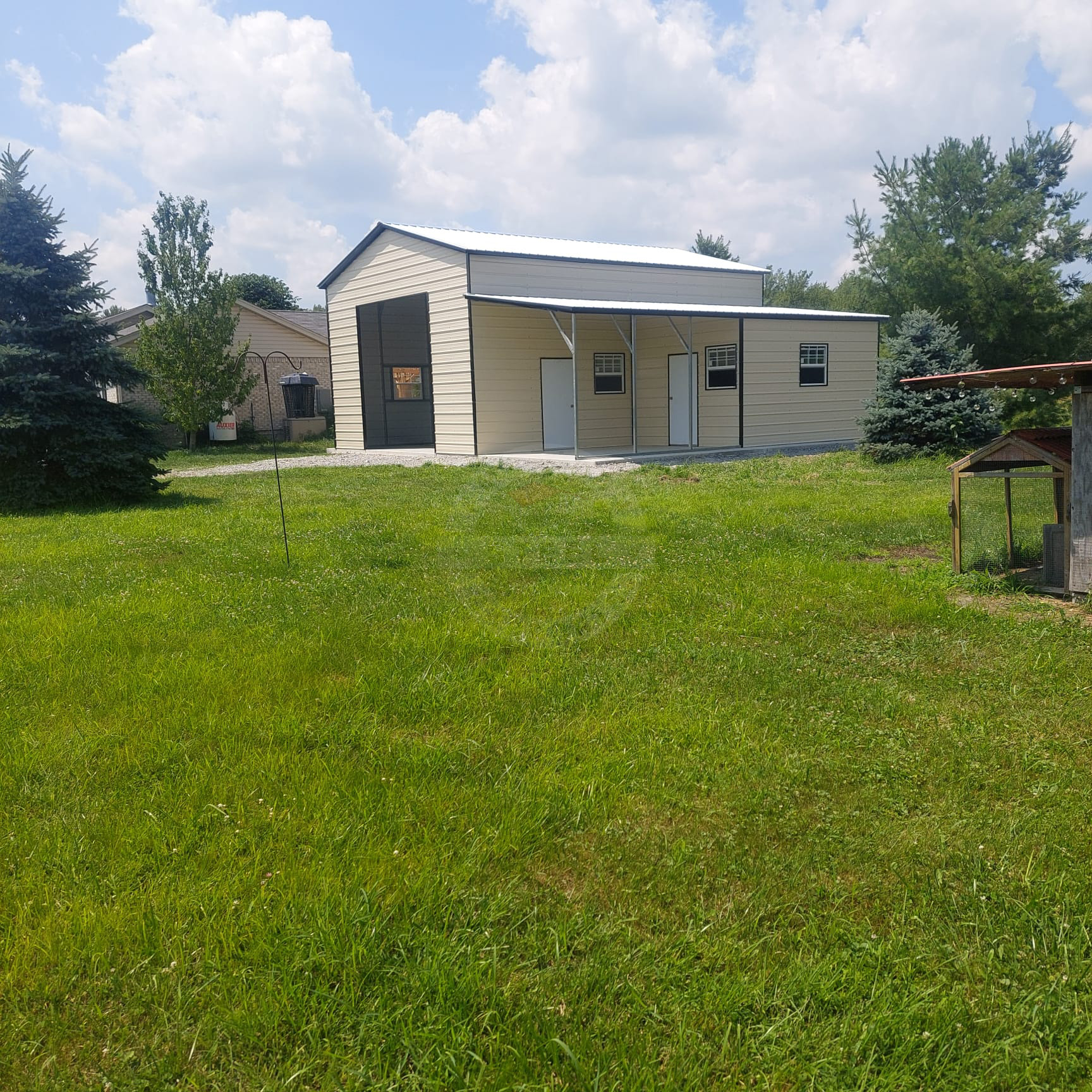 Bloomfield Hills MI Metal Garage