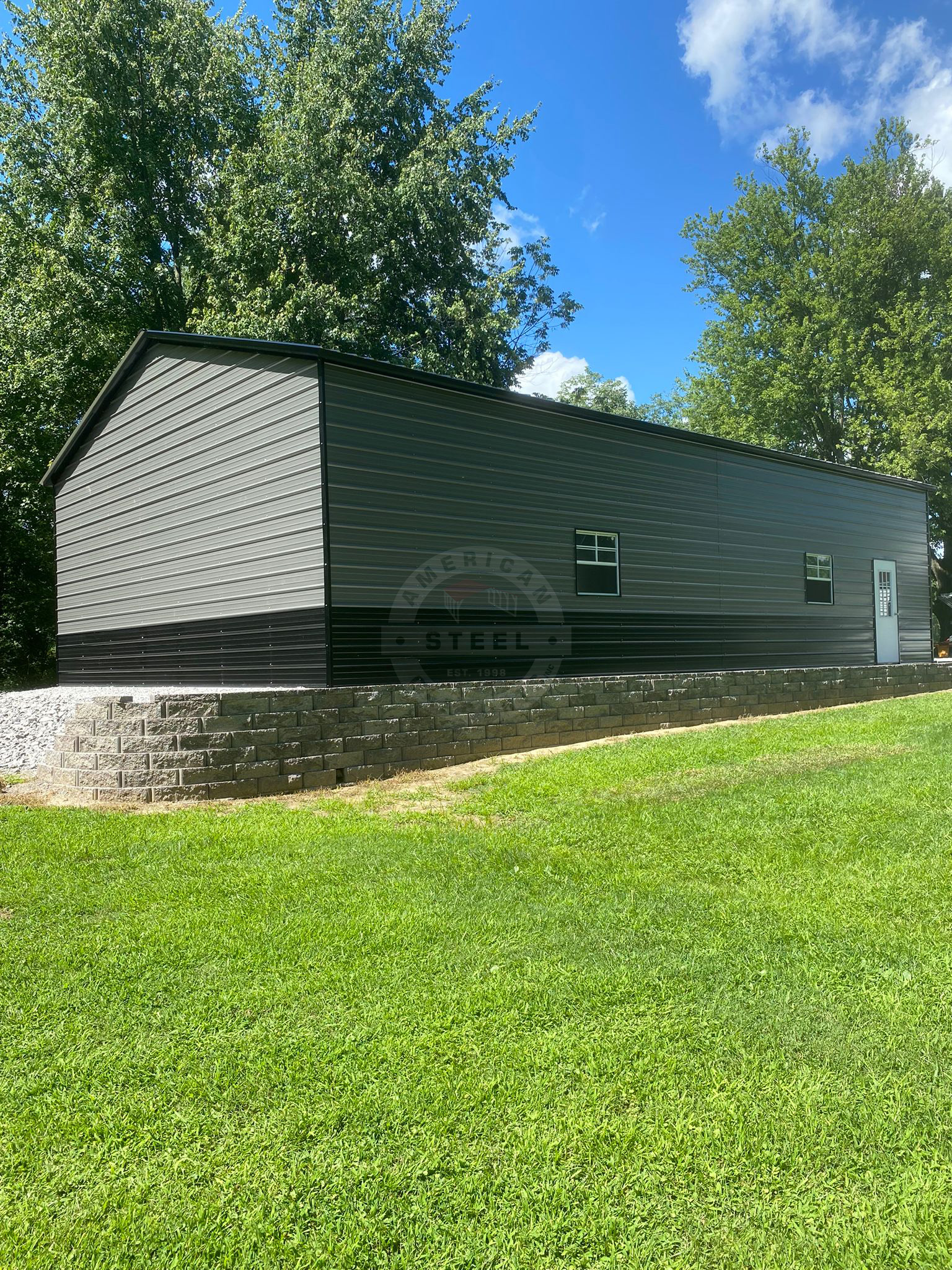 Red Oak IA Metal Garage