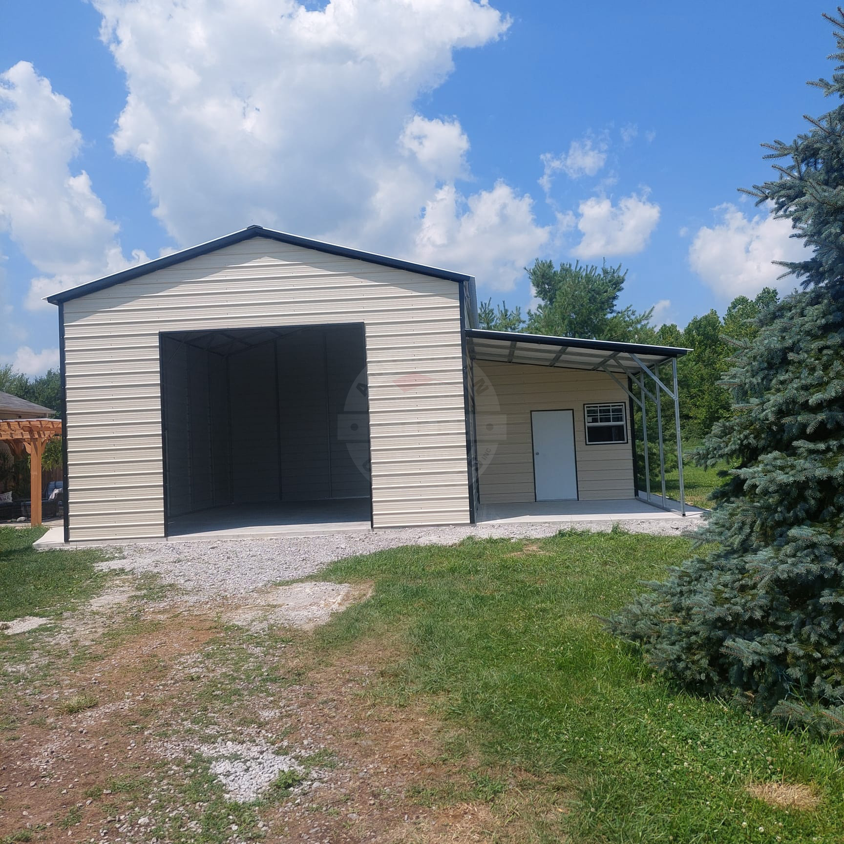 Bloomfield Hills MI Metal Garage