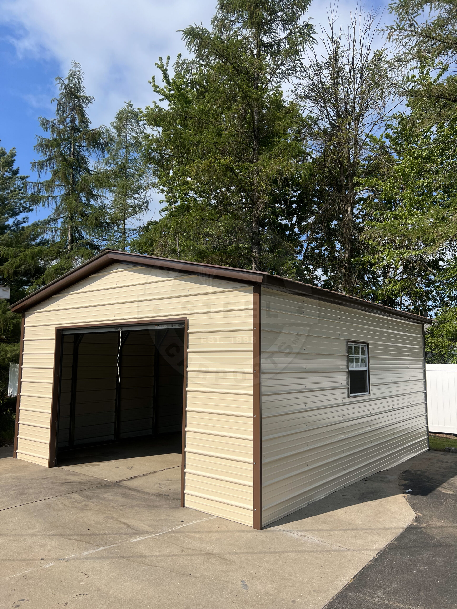 Metal-Steel-Garage-Kirbyville-Texas
