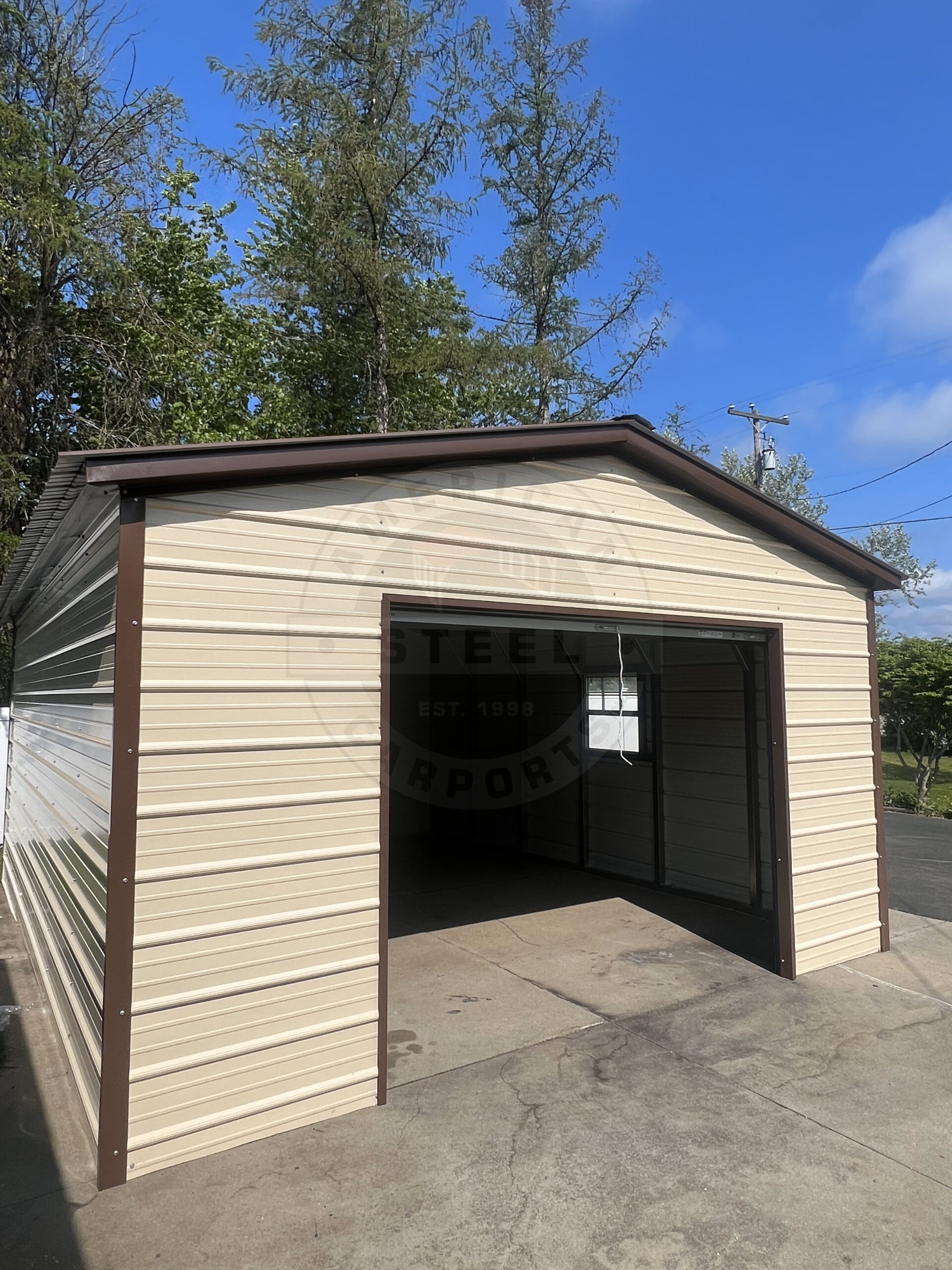 Metal-Steel-Garage-Kirbyville-Texas