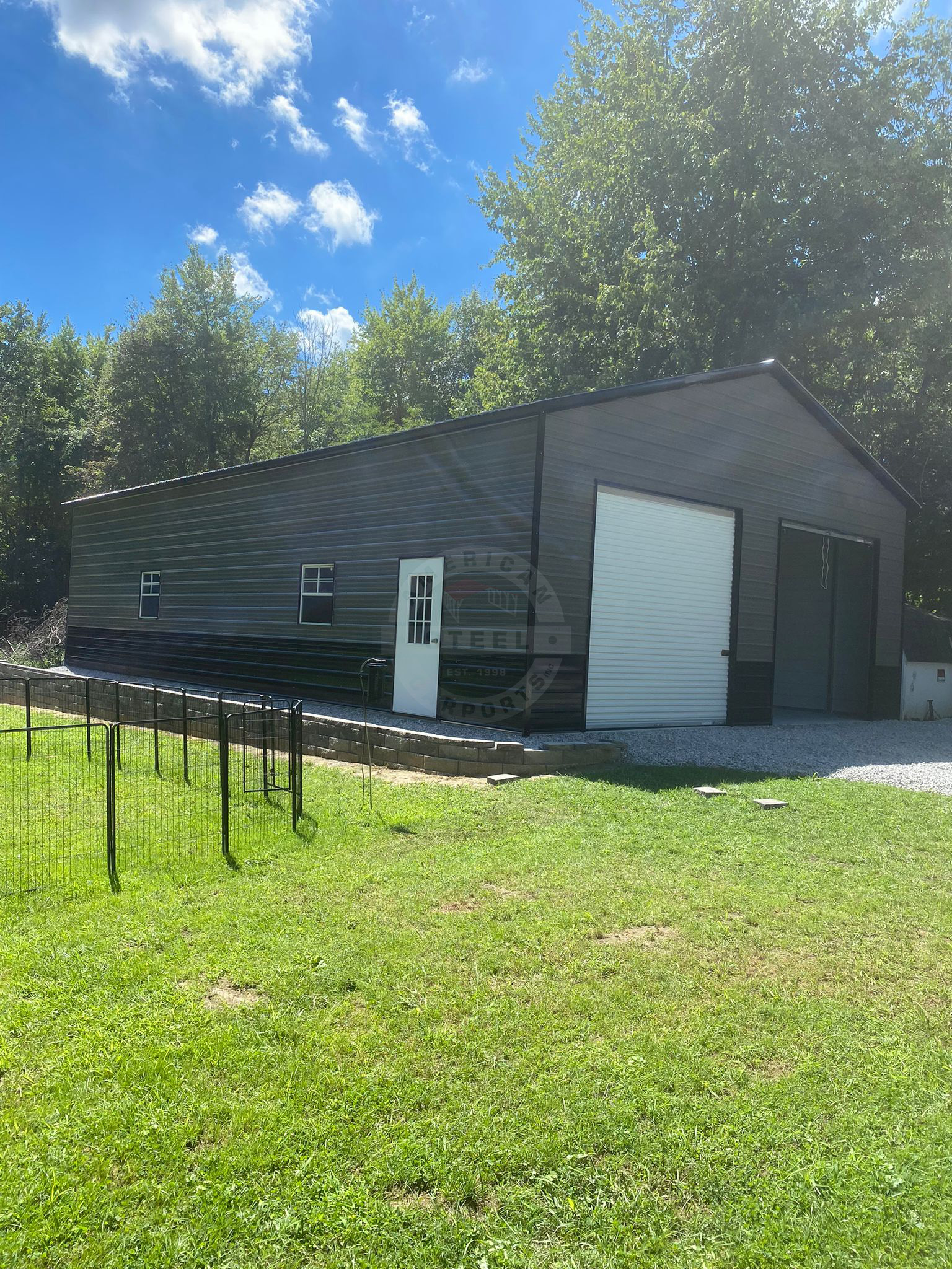 Red Oak IA Metal Garage - Image 2