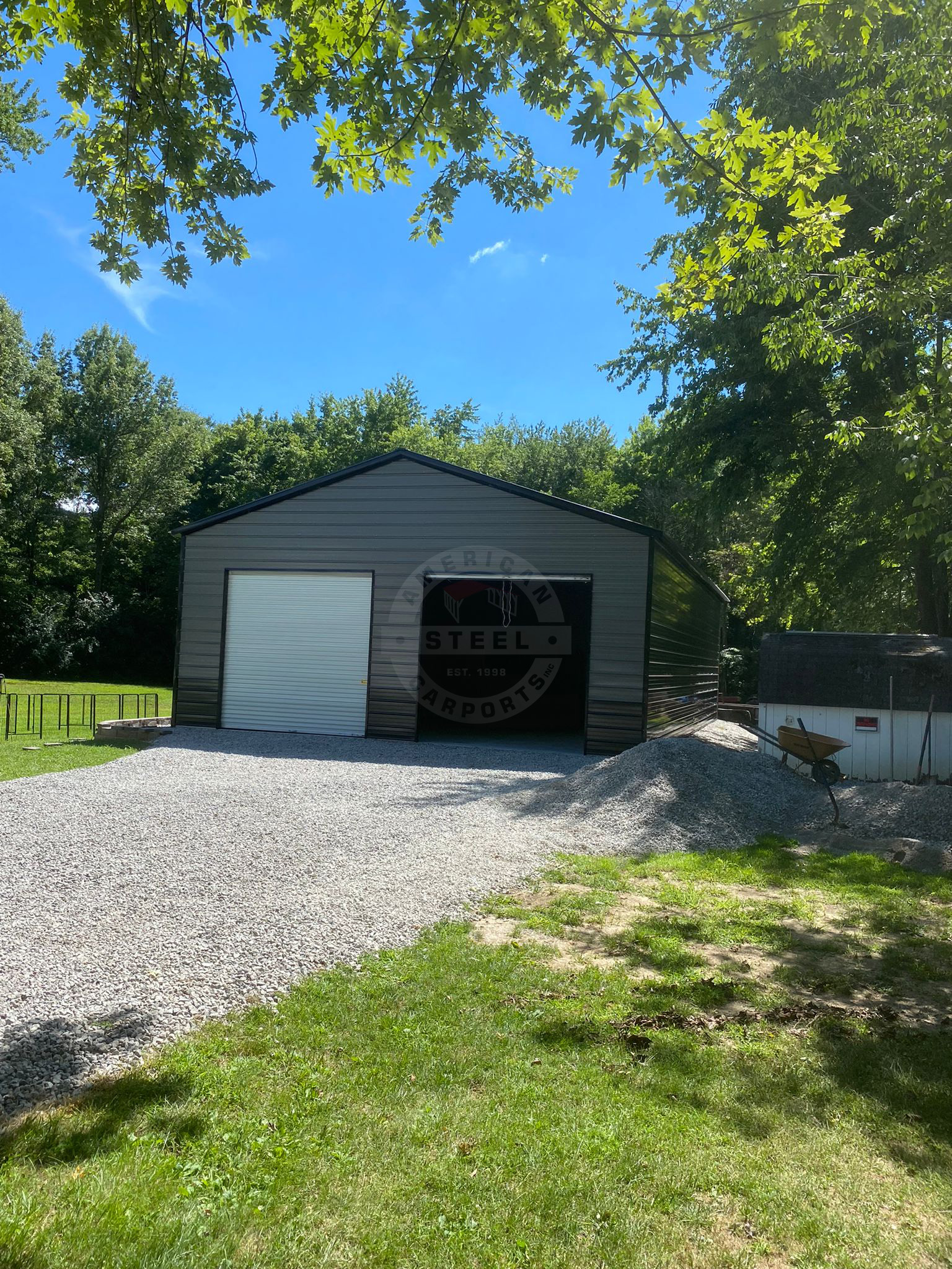 Red Oak IA Metal Garage