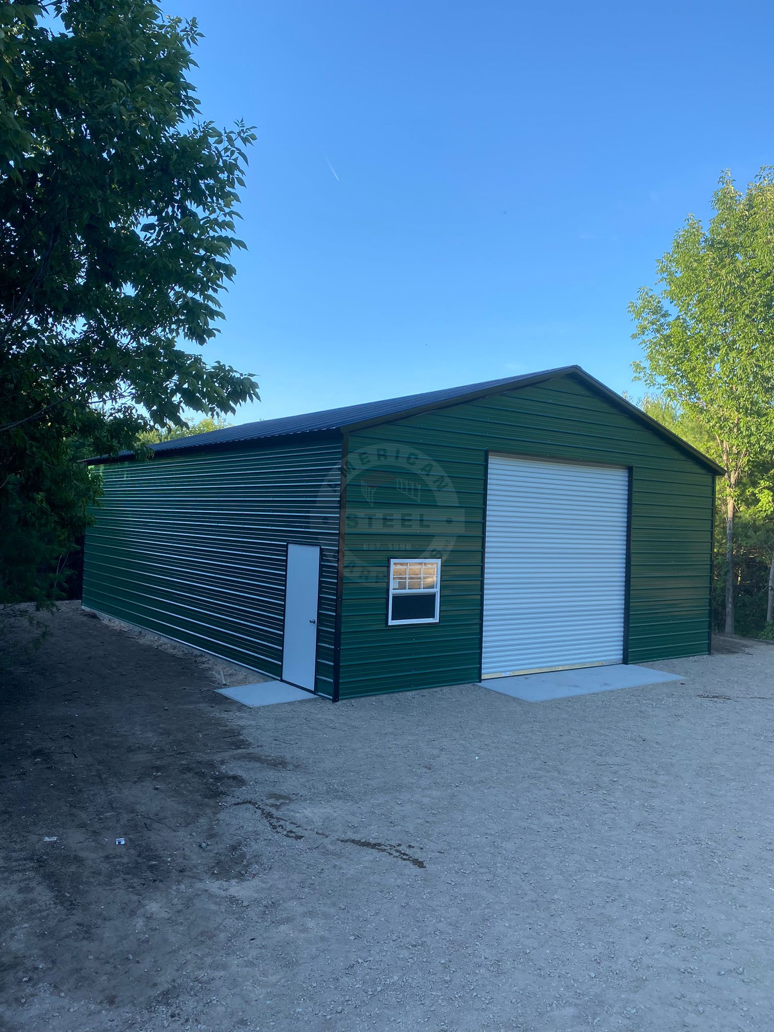 Chariton IA Metal Garage