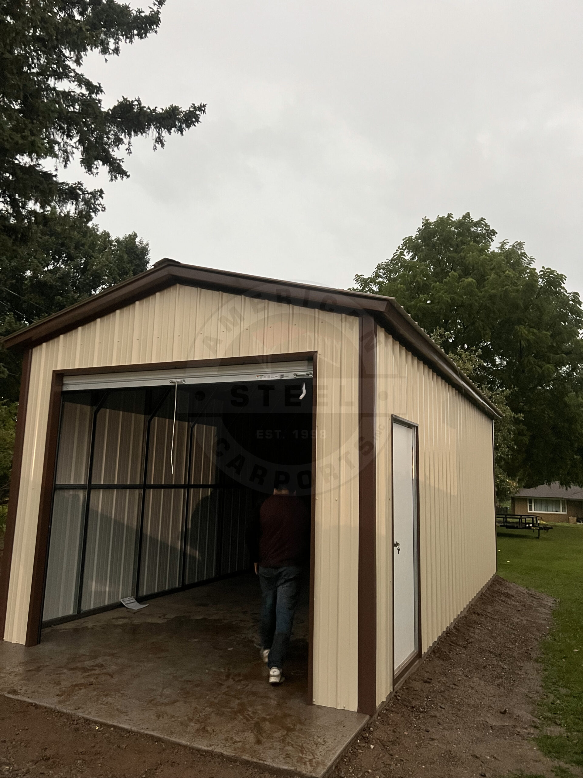Onamia MN Metal Garage - Image 2