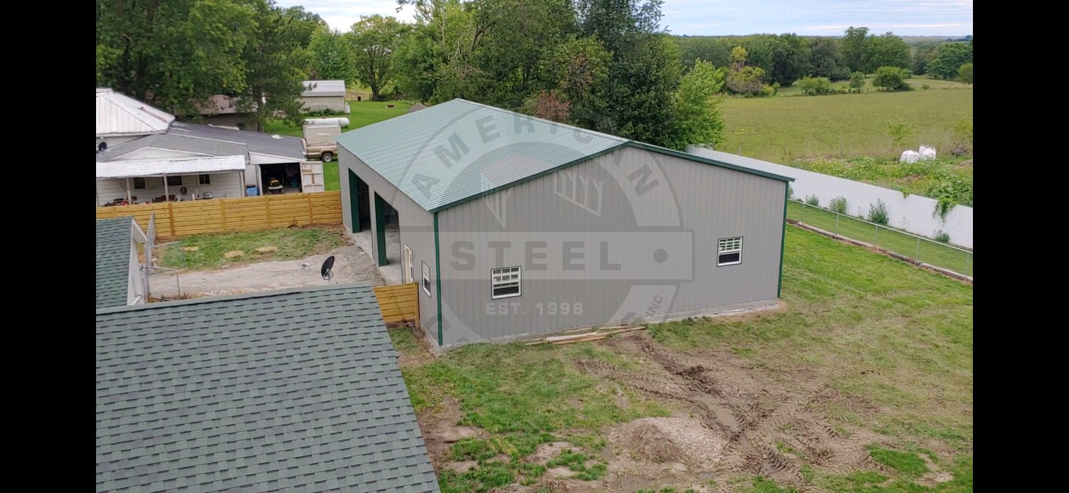 Magnolia TX Metal Garage